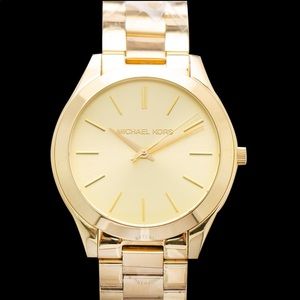NWT Gold Michael Kors Watch Unisex